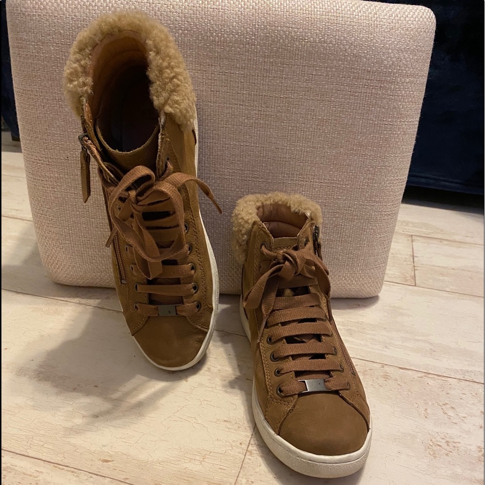 UGG Brown High Top Sneaker